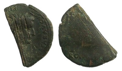 Tiberius - Æ As (halbiert) RIC 238a.jpg