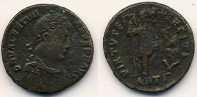 As Suriya Röm Valentinianus 375-392 AE 2 Virtus Exerciti Gamma Ant afr.jpg
