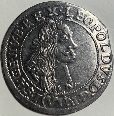 Leopold I. VI Kreuzer 1667 KB Her. 1241 Av.jpg
