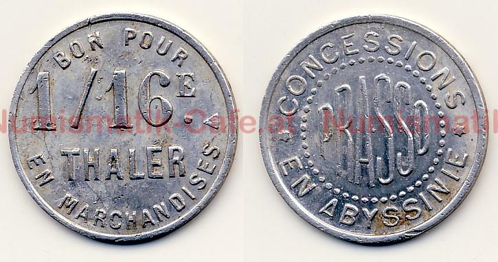 #Z05 – 1/16 Thaler = 1  Piastre, Notgeld PRASSO