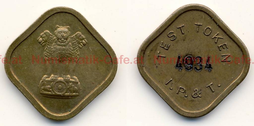 I. P. & T. Test Token 4934