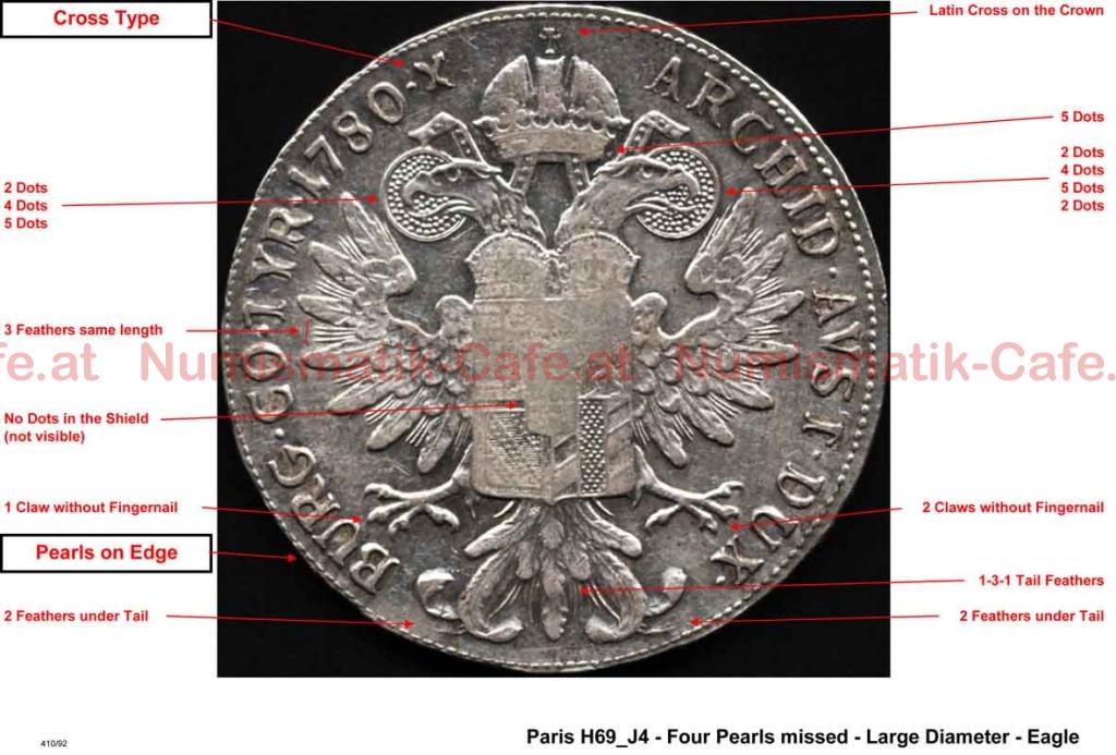 SF - Paris - H69 J4 - Four Pearls missed - Large Diameter - Eagle LR