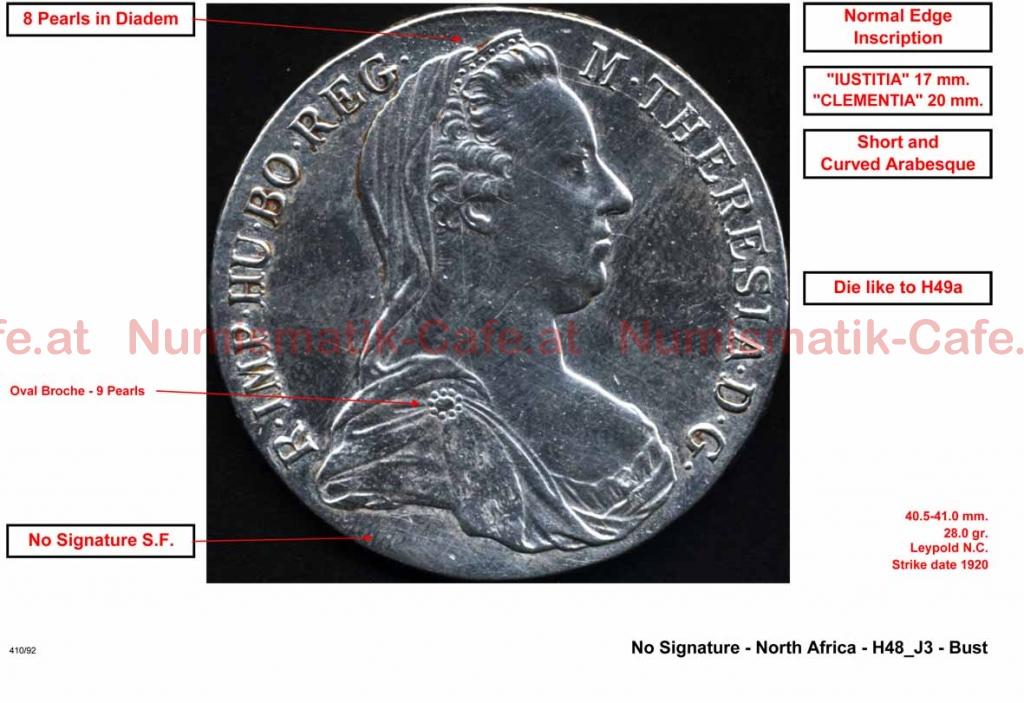 No Signature - North Africa - H48 J3 - Bust LR