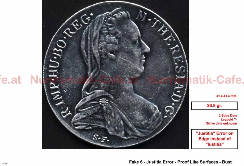 Fake 6 - Justitia Error - Proof Like Surfaces - Bust LR