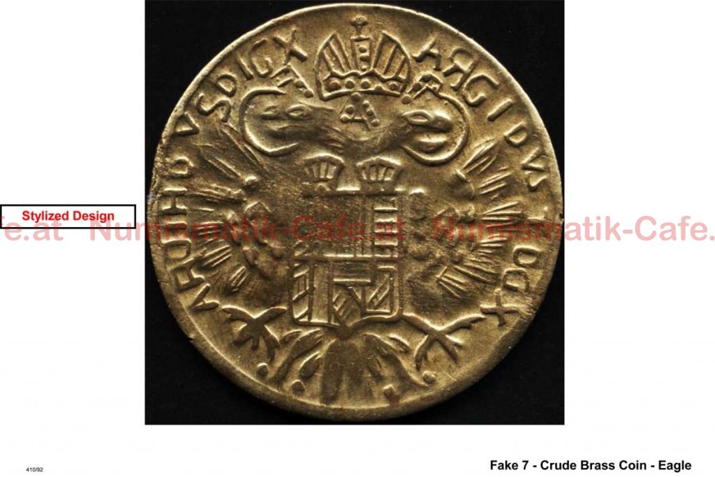 Fake 7 - Crude Brass Coin - Eagle LR