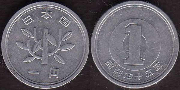 1 Yen 1970