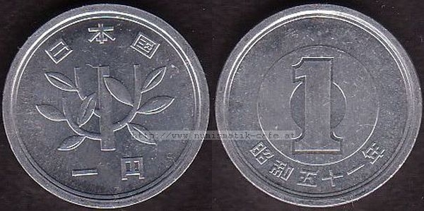 1 Yen 1976