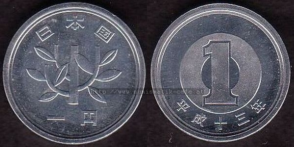 1 Yen 2001