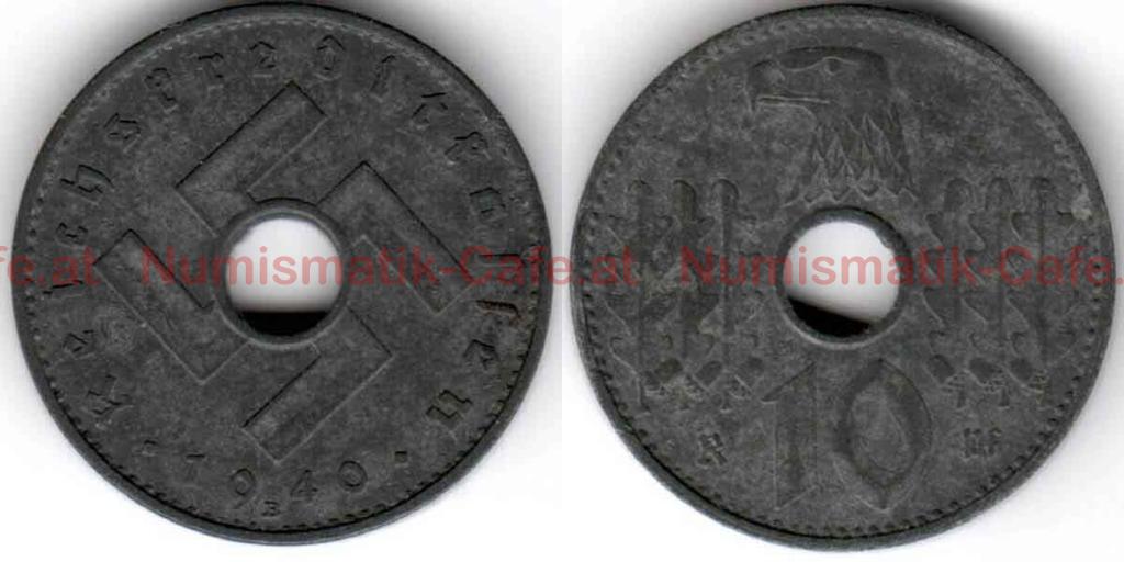 10 Reichspfennig Reichskreditkasse 1940 B