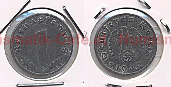 J.369 1 Reichspfennig 1940 B