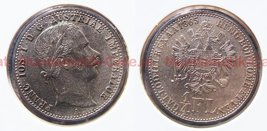 1/4 Gulden 1865 A