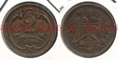 2 Heller 1896 Wien