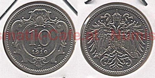 10 Heller 1910 Wien