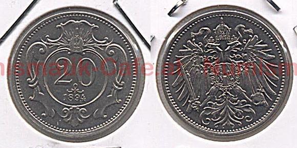 20 Heller 1894 Wien