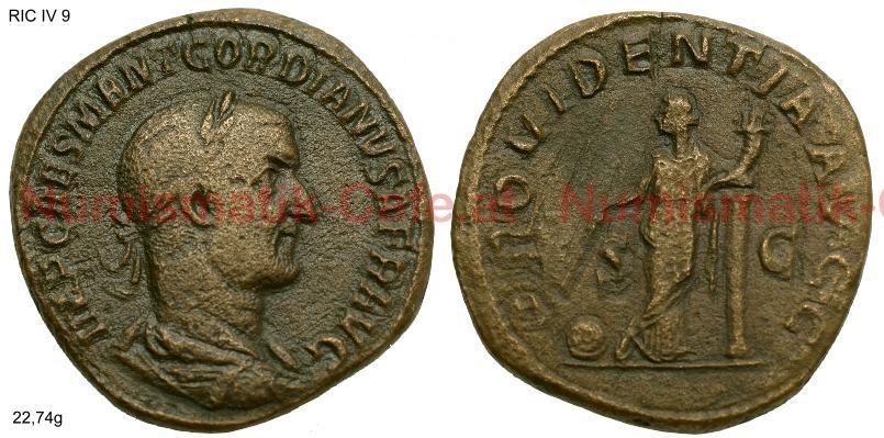 GORDIANUS I - Sesterz - RIC IV/II/9