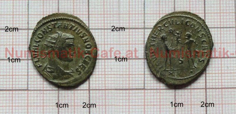 CONSTANTIUS CHLORUS-Antoninian-ANTIOCHIA-RIC V/II/673