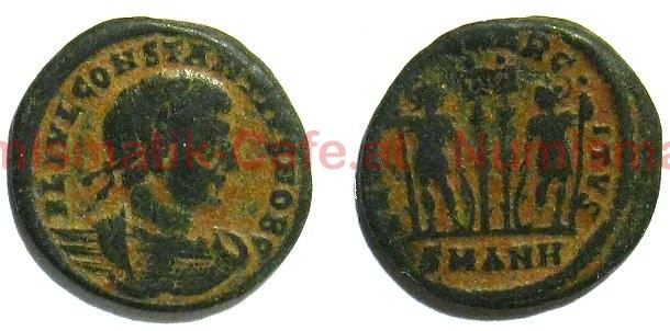 Constantius II. AE3. Antiochia. RIC VII, 88.