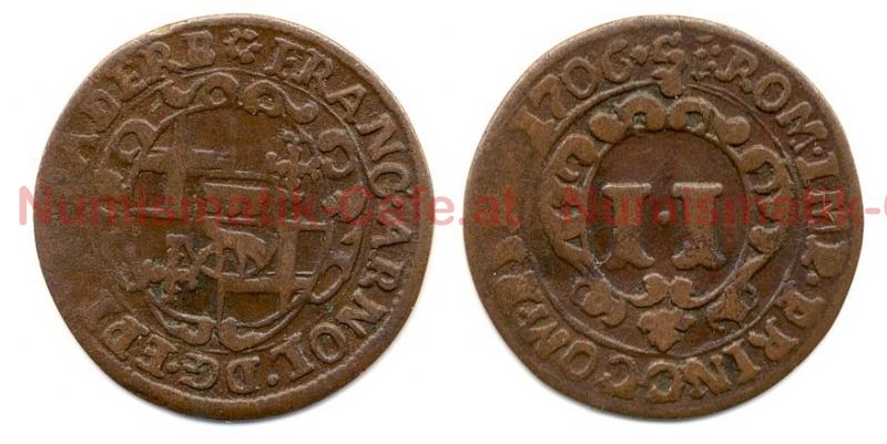 #S208Aa 2 Pfennig 1706