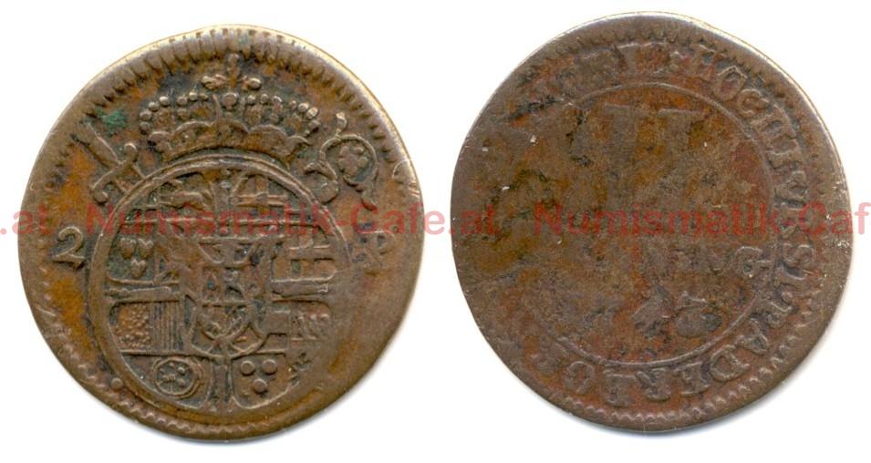 #S274Aa 2 Pfennig 1743