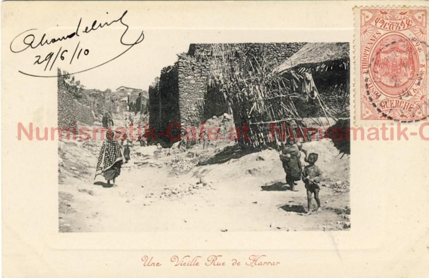 #M02 - Postkarte Harar 1910 alte Straße