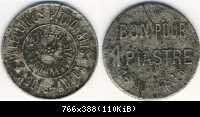 #Z04a - 1 Piaster, Notgeld Addis Abeba, Paleologos P. Trohalis