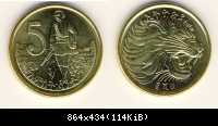 #DB11 - 5 Santim, EE 2000, Royal Canadian Mint