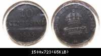 10 Centesimi 1849 M (Mailand)