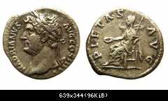 HADRIANUS-Denar-RIC II/260