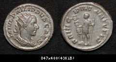 normal Philippus II  schwerer Antoninian[1]