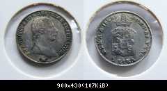 1/2 Lira 1823 M (Mailand)