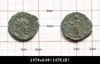 VICTORINVS-Antoninian-AEQVITAS AVG-RIC V/II/126;Elmer 702