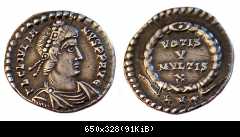 Julianus II. Apostata - Siliqua Lugdunum, RIC VIII, 219