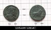 IULIANUS II - Doppelmaiorina - ARELATE - RIC VIII / 321