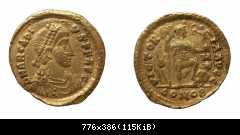 Arcadius-Solidus-SIRMIUM-VICTORIA AVGG-RIC IX/12c