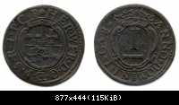 #S187Aa  1 1/2 Pfennig 1685