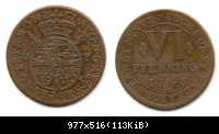 #S271Aa 6 Pfennig 1743