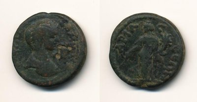 Ariassos Julia Domna AE-24 Von Aulock, Pisidien 406 (beidseitig stempelgleich), SNG France 1377 - Gegenstempel.jpg