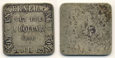 Indonesia Token Unternehmung Goerach Batoe 1 Dollar 1890 Cu-Ni Afr.jpg