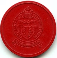 Egypt Brit Token NAAFI ein Viertel Piaster rot Variante Institute ohne s am Ende.jpeg