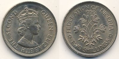 Nigeria Fed 2 Sh 1959 959 afr.jpg