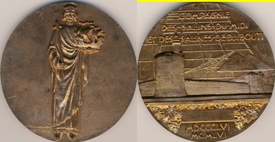 Djibouti Medal Comp des Salines de Djibouti 1956.jpg