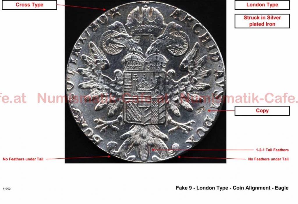 Fake 9 - London Type - Coin Alignment - Eagle LR