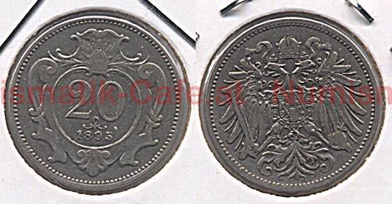 20 Heller 1895 Wien