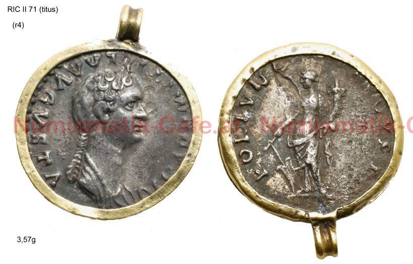 DOMITILLA - Denar -RIC II[Titus]/71