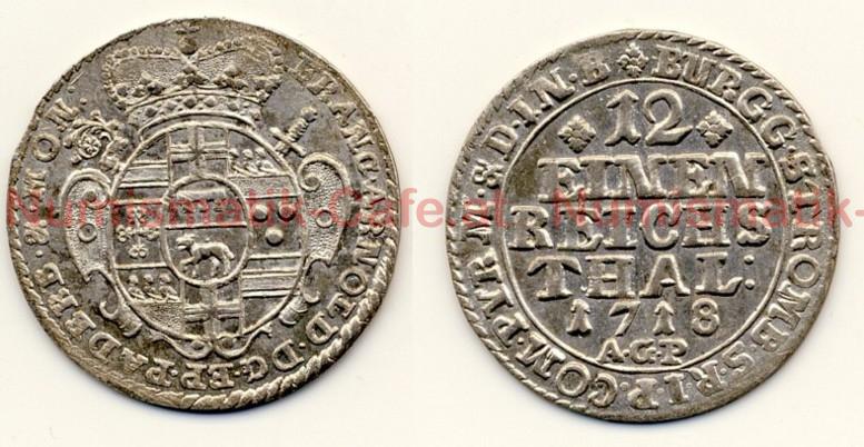 #S251Cb 1/12 Taler 1718