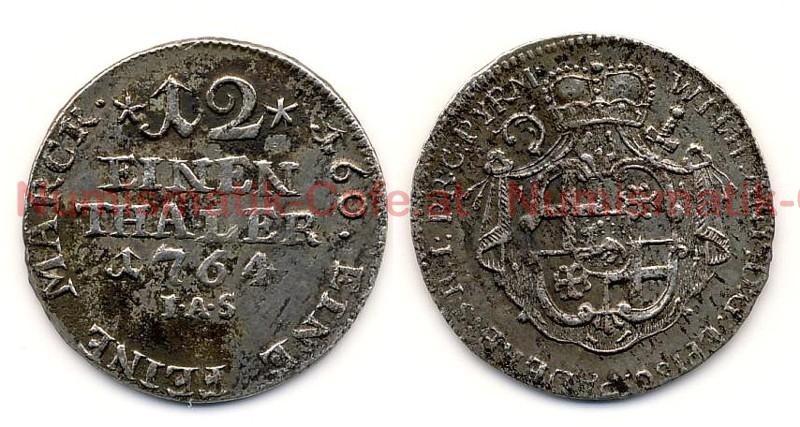 #S297Aa 1/12 Taler 1764