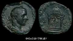 Trebonianus Gallus Sestertius