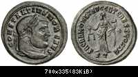 CONSTANTIUS I CHLORUS - Follis-TICINUM-RIC VI/48a